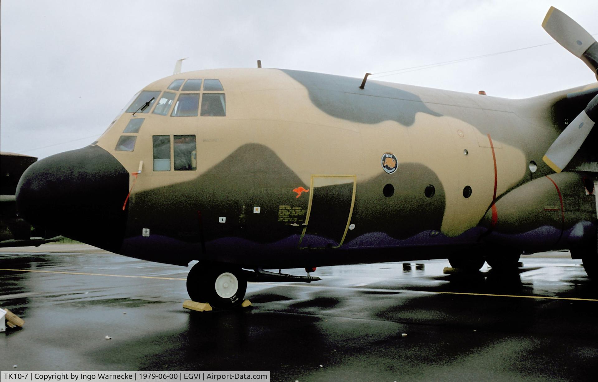 TK10-7, 1976 Lockheed KC-130F Hercules C/N 382-4652, Lockheed KC-130F Hercules of the Ejercito del Aire at the 1979 International Air Tattoo, Greenham Common