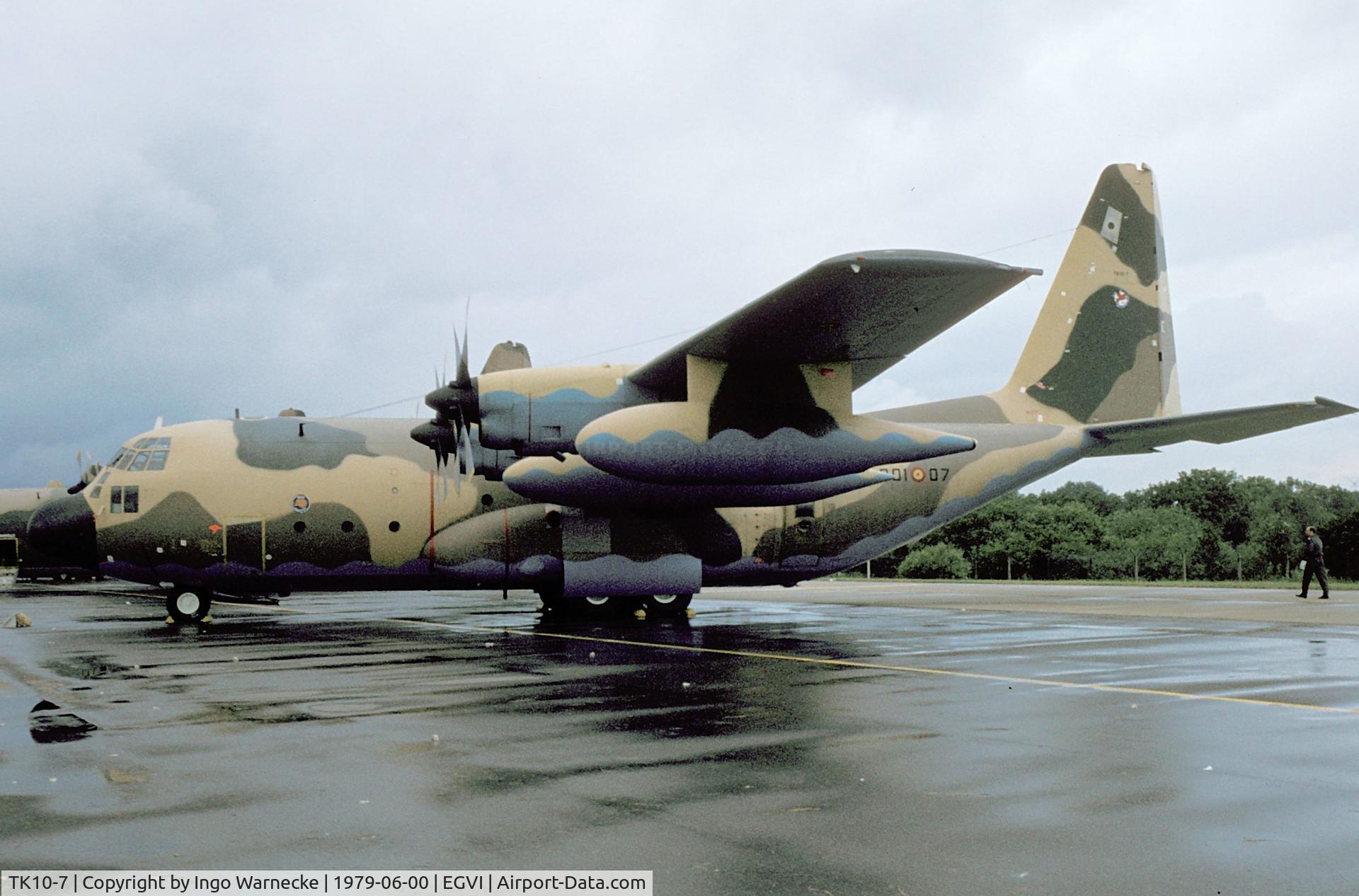 TK10-7, 1976 Lockheed KC-130F Hercules C/N 382-4652, Lockheed KC-130F Hercules of the Ejercito del Aire at the 1979 International Air Tattoo, Greenham Common