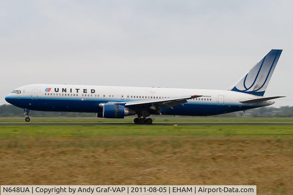 N648UA, 1992 Boeing 767-322ER C/N 25285, United Airlines 767-300