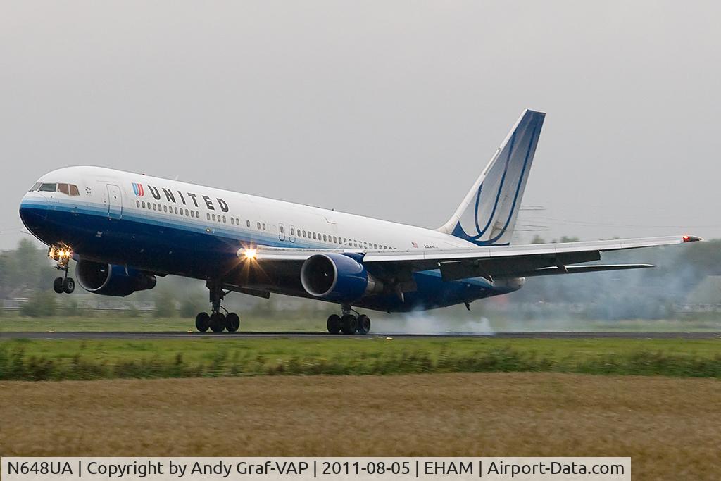 N648UA, 1992 Boeing 767-322ER C/N 25285, United Airlines 767-300
