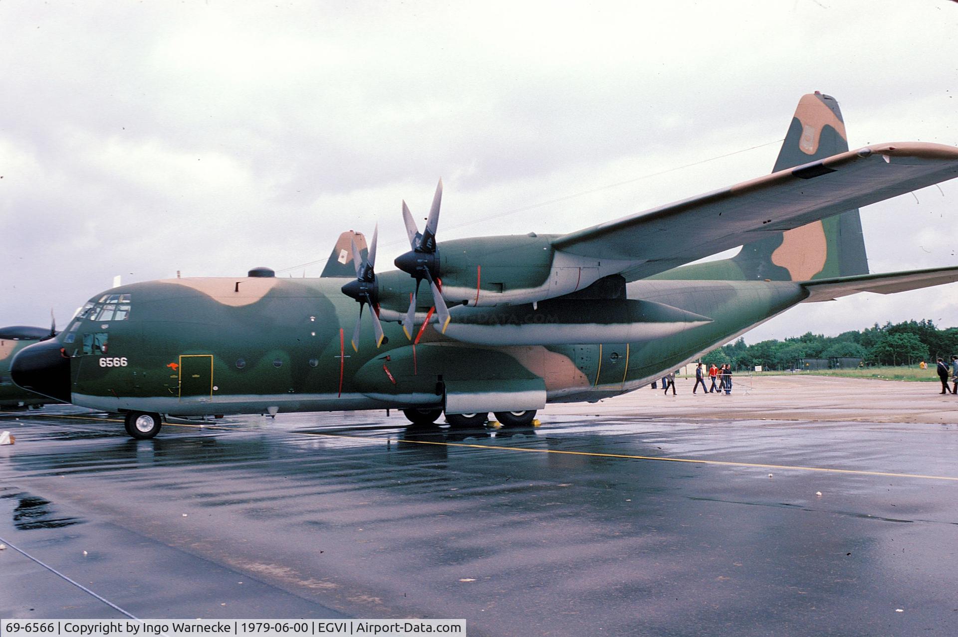 69-6566, 1969 Lockheed C-130E Hercules C/N 382-4340, Lockheed C-130E Hercules of the USAF at the 1979 International Air Tattoo, Greenham Common