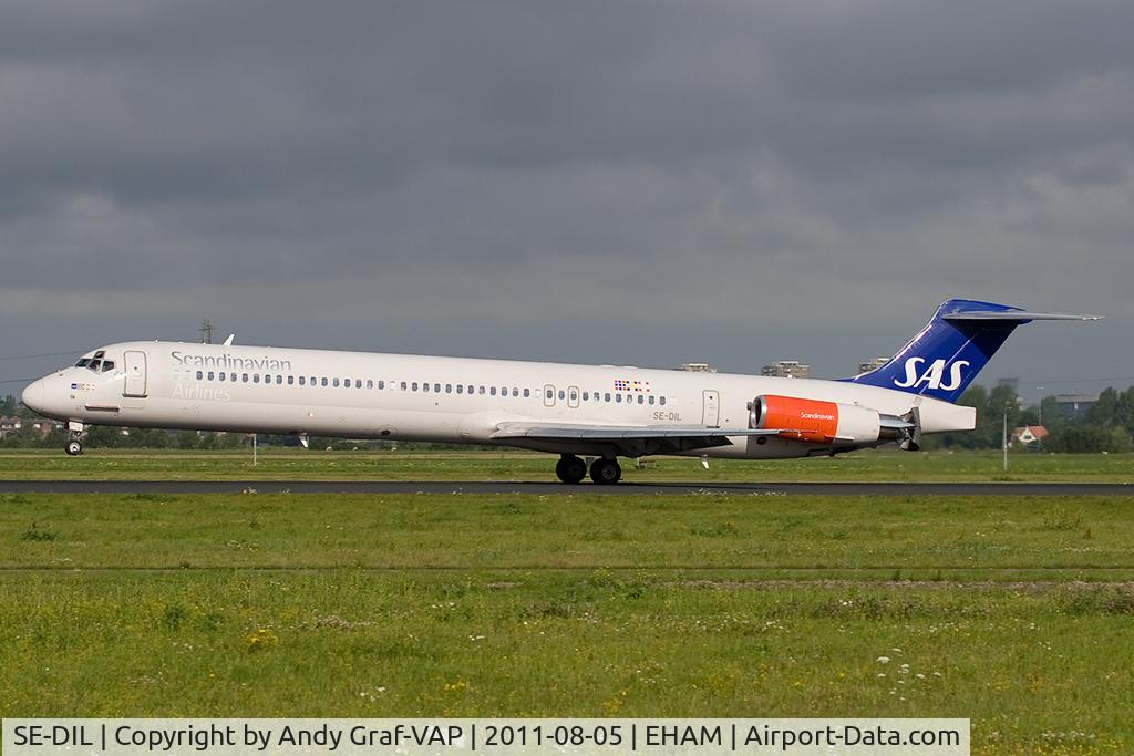 SE-DIL, 1989 McDonnell Douglas MD-82 (DC-9-82) C/N 49913, Scandinavian Airlines MD80