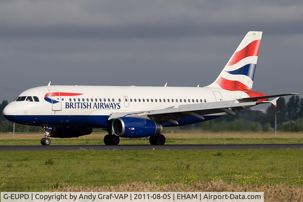 G-EUPD, 1999 Airbus A319-131 C/N 1142, British Airways A319