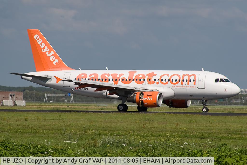 HB-JZO, 2005 Airbus A319-111 C/N 2398, Easyjet A319