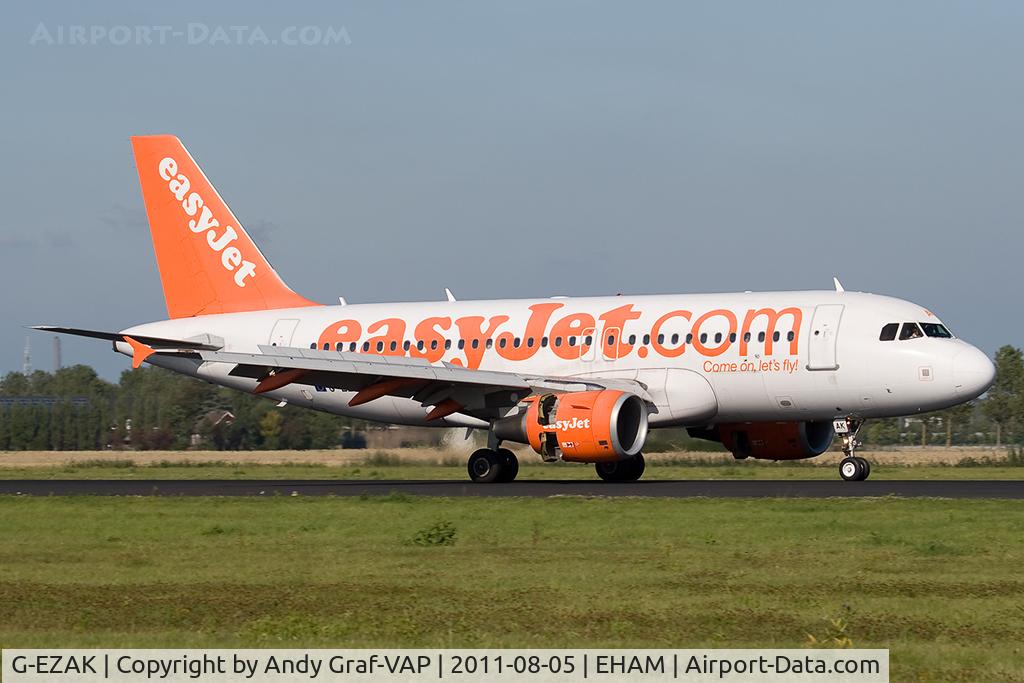 G-EZAK, 2006 Airbus A319-111 C/N 2744, Easyjet A319