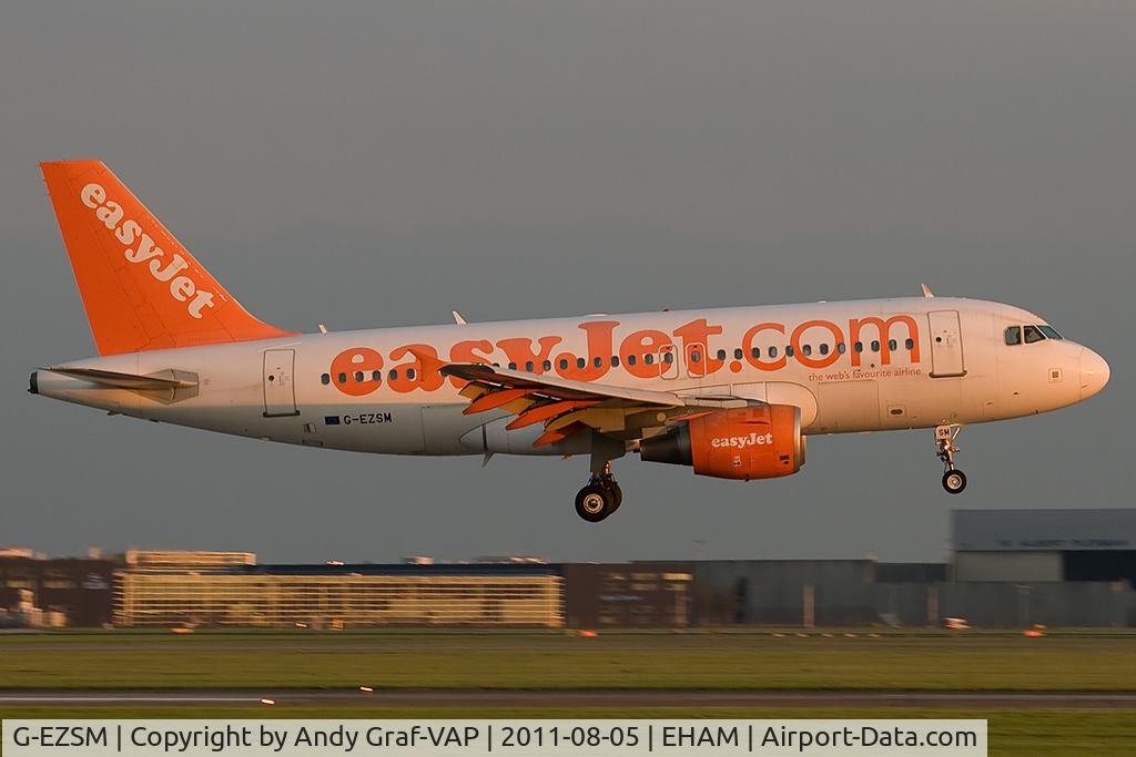 G-EZSM, 2003 Airbus A319-111 C/N 2062, Easyjet A319