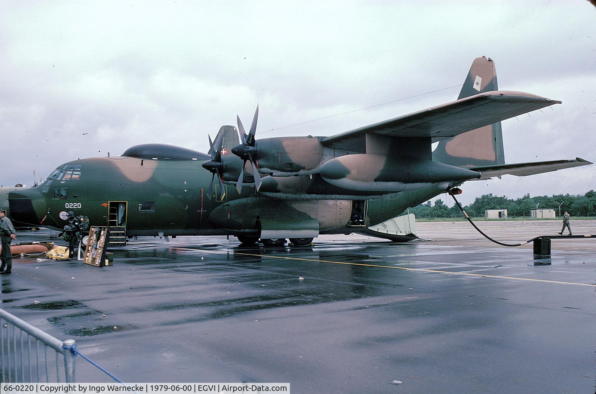 66-0220, 1966 Lockheed HC-130P Hercules C/N 382-4179, Lockheed HC-130P Hercules of the USAF at the 1979 International Air Tattoo, Greenham Common