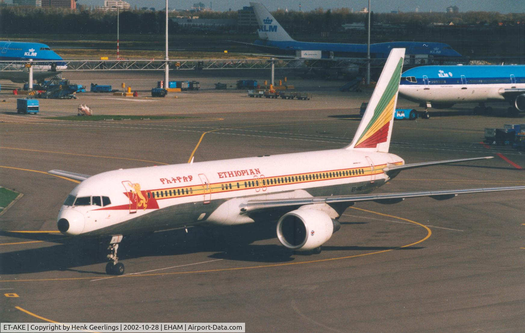 ET-AKE, 1992 Boeing 757-260/ER C/N 26057/444, Ethiopian