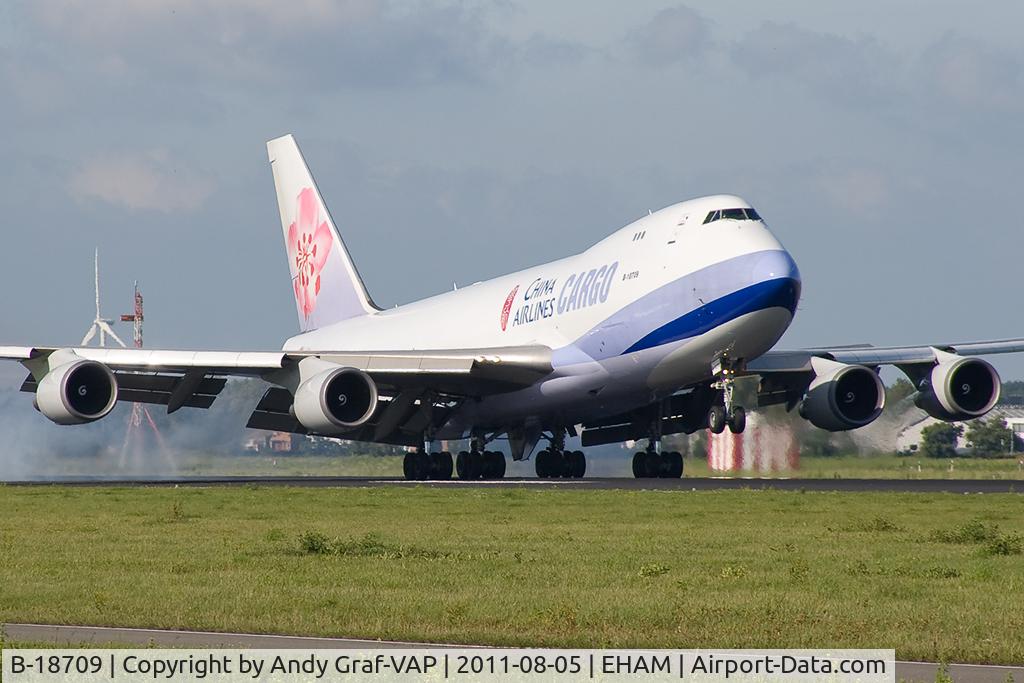 B-18709, 2002 Boeing 747-409F/SCD C/N 30766, China Airlines Cargo 747-400