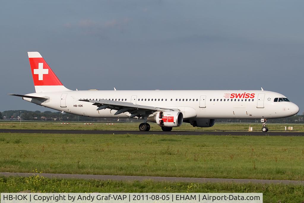 HB-IOK, 1999 Airbus A321-111 C/N 987, SWISS A321