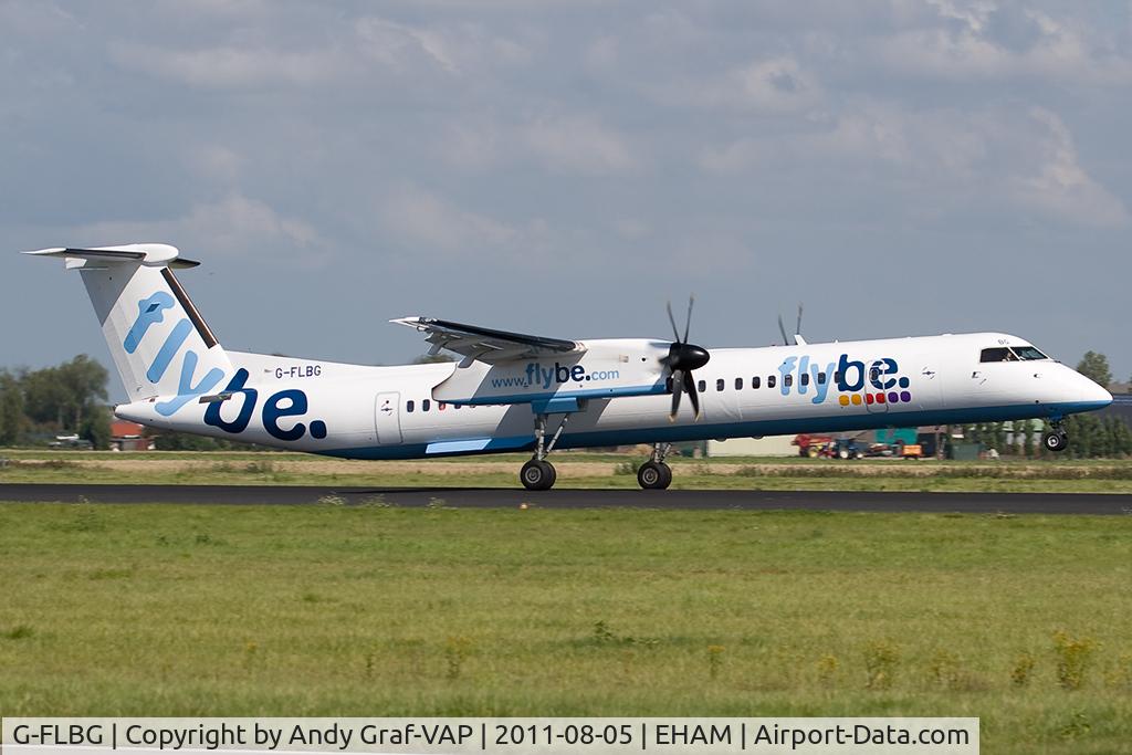 G-FLBG, 2011 De Havilland Canada DHC-8-402Q Dash 8 C/N 4350, FlyBe Dash 8-400