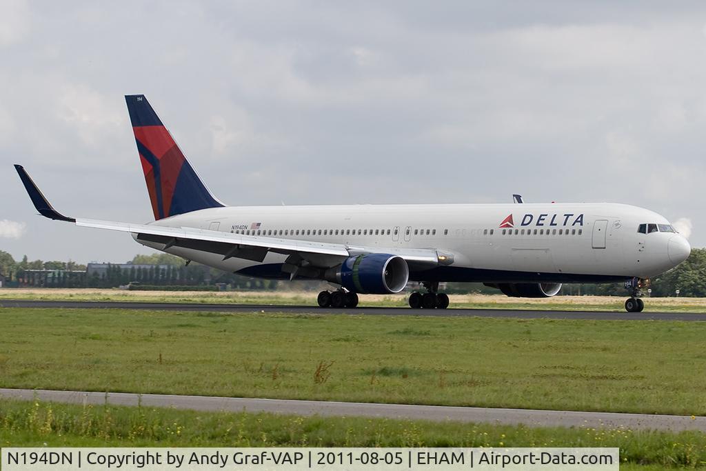 N194DN, 1997 Boeing 767-332 C/N 28451, Delta Airlines 767-300