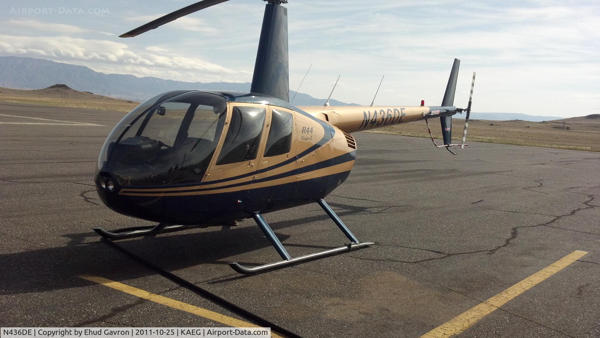 N436DE, 2005 Robinson R44 II C/N 10607, Getting ready to go flying.  Great helicopter, great outfit!