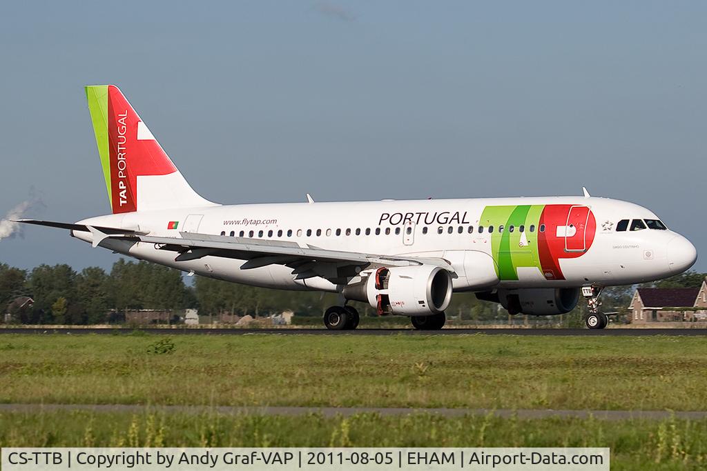 CS-TTB, 1997 Airbus A319-111 C/N 755, TAP A319