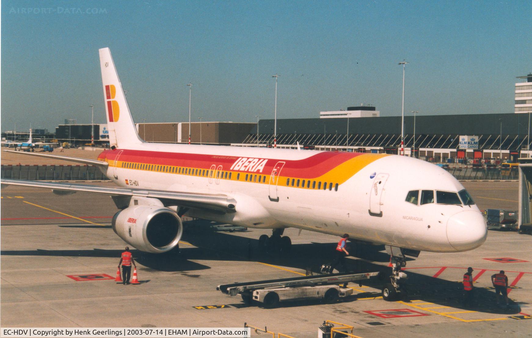 EC-HDV, 1999 Boeing 757-256 C/N 26254, Iberia