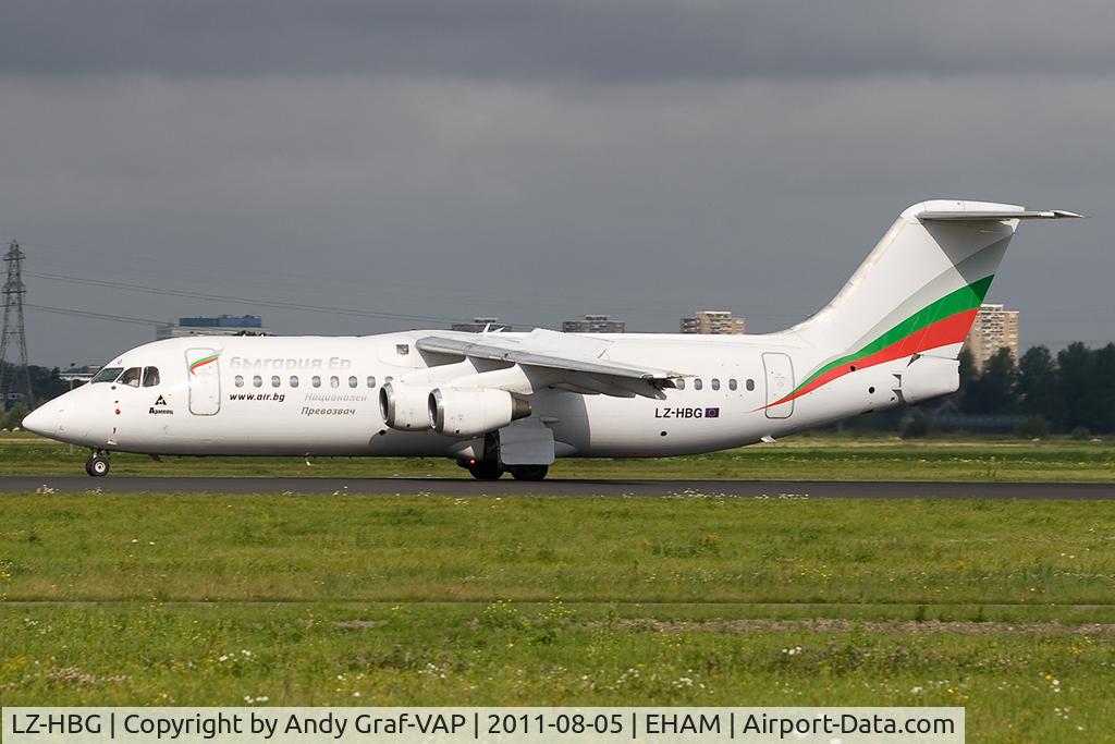 LZ-HBG, 1990 British Aerospace BAe.146-300 C/N E3146, Bulgaria Air Bae146