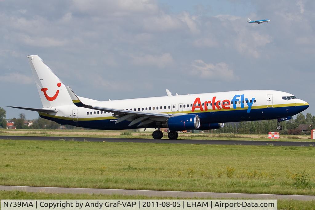 N739MA, 2004 Boeing 737-8Q8 C/N 30670, Arkefly 737-800