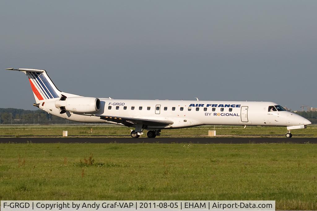 F-GRGD, 1998 Embraer EMB-145EU (ERJ-145EU) C/N 145043, Air France EMB145