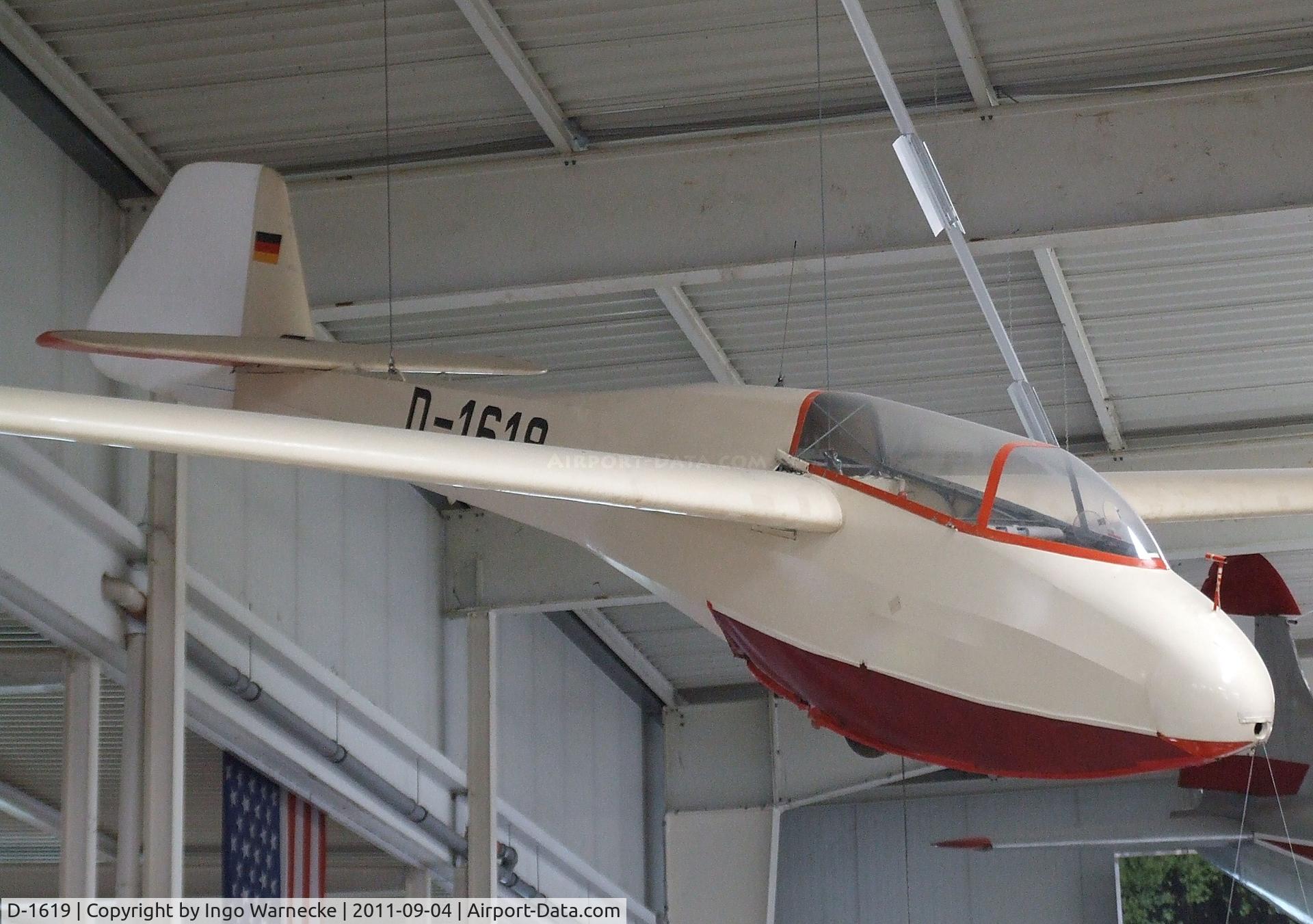 D-1619, 1956 Scheibe Bergfalke II/55 C/N 374, Scheibe Bergfalke II/55 at the Auto & Technik Museum, Sinsheim