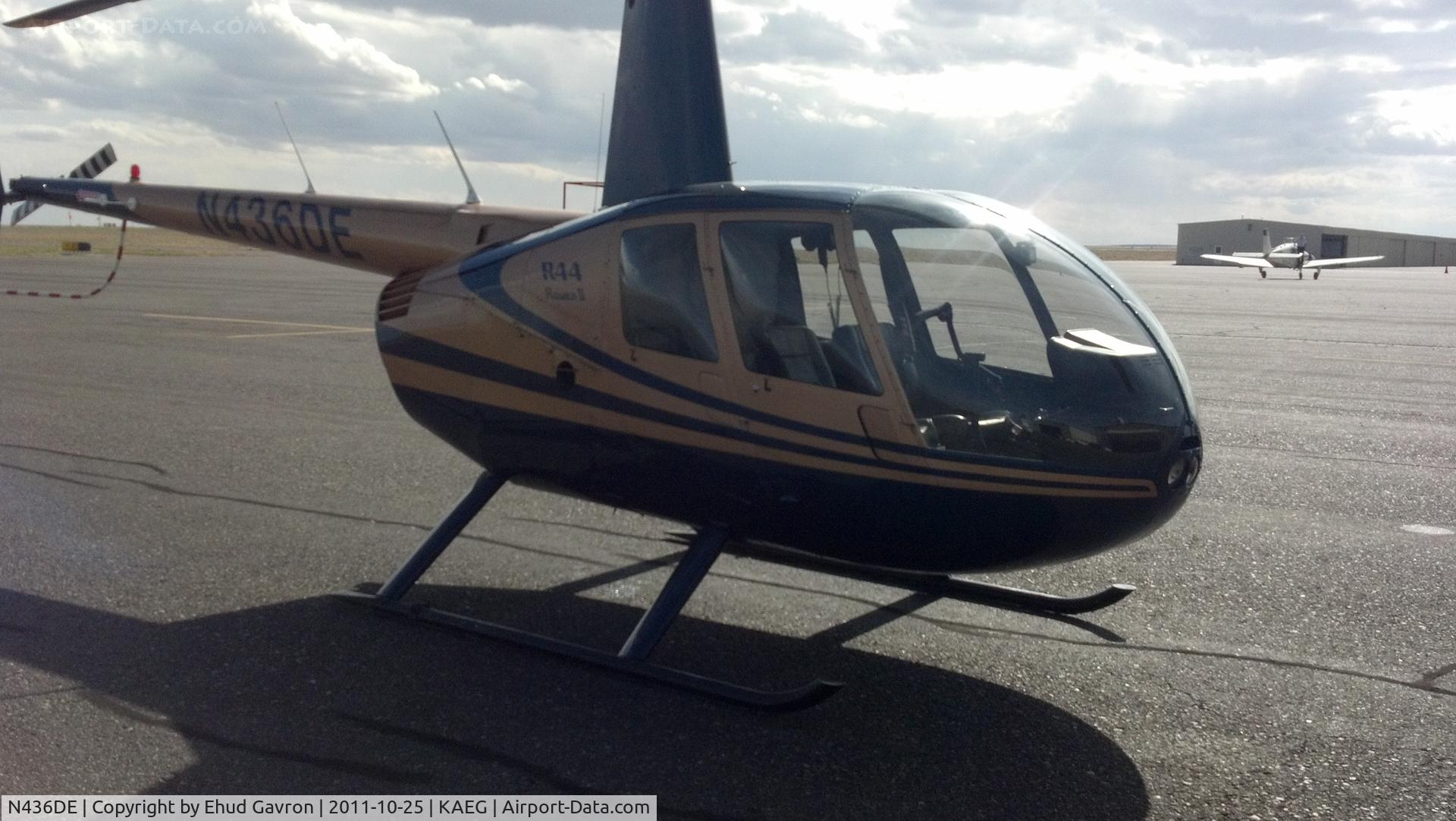 N436DE, 2005 Robinson R44 II C/N 10607, N436DE at Double Eagle II airport