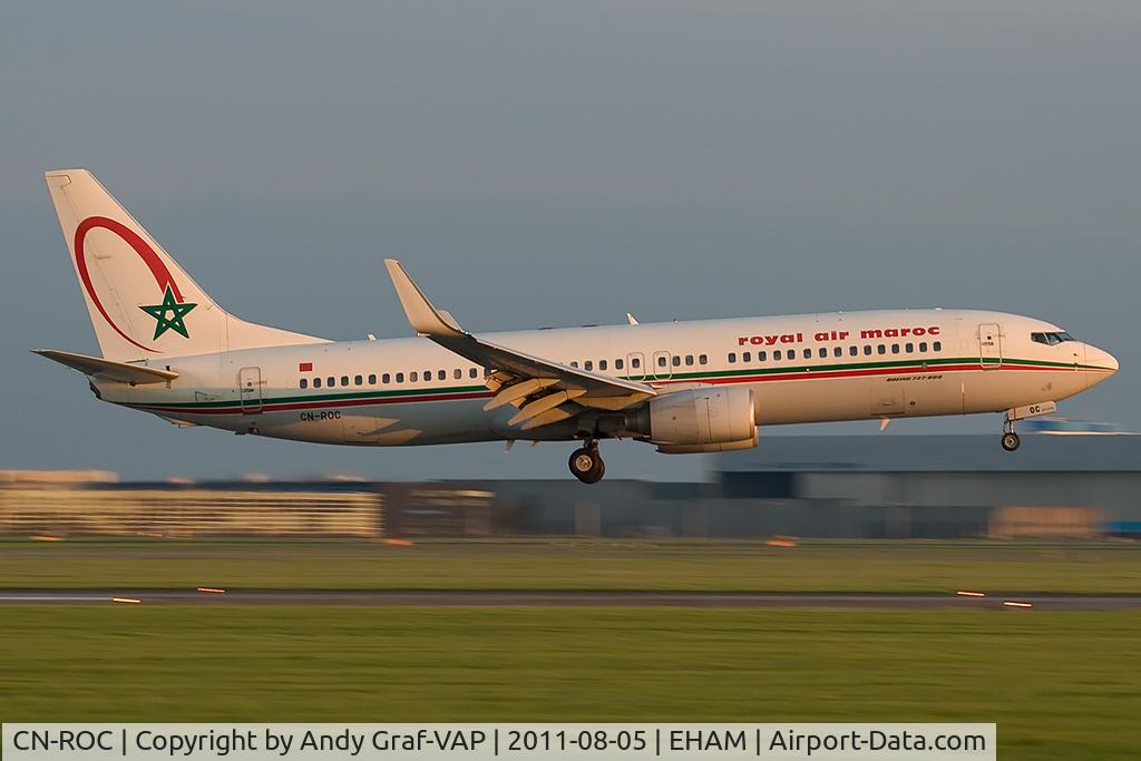 CN-ROC, 2005 Boeing 737-8B6 C/N 33061, Royal Air Maroc 737-800