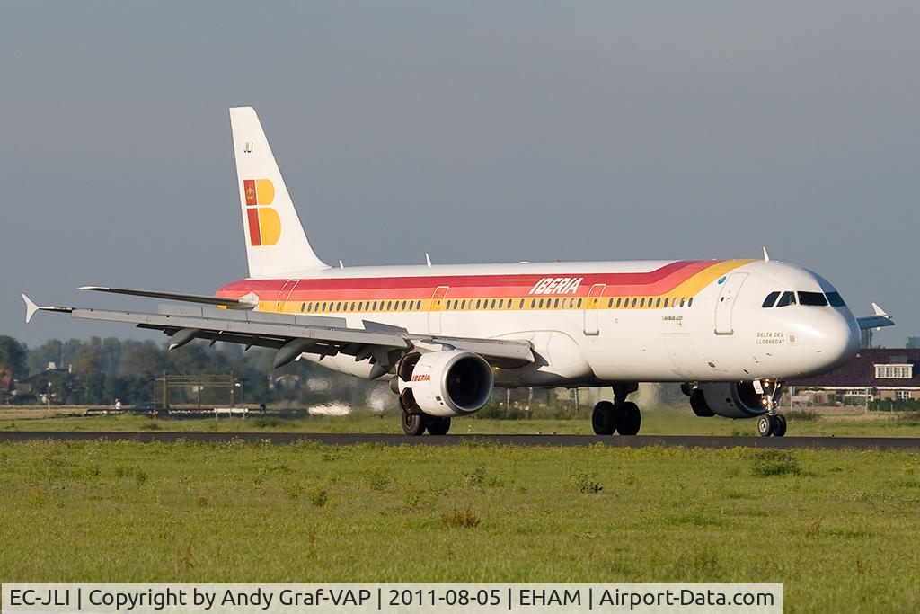 EC-JLI, 2005 Airbus A321-211 C/N 2563, Iberia A321