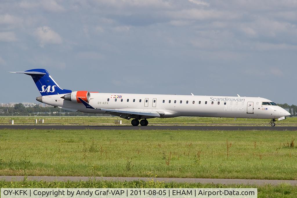 OY-KFK, 2009 Bombardier CRJ-900 (CL-600-2D24) C/N 15244, Scandinavian Airlines CRJ900