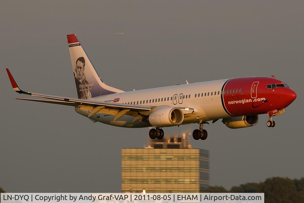 LN-DYQ, 2011 Boeing 737-8JP C/N 40869, Norwegian 737-800