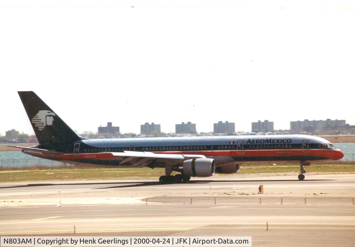 N803AM, 1993 Boeing 757-2Q8 C/N 26268, Aeromexico