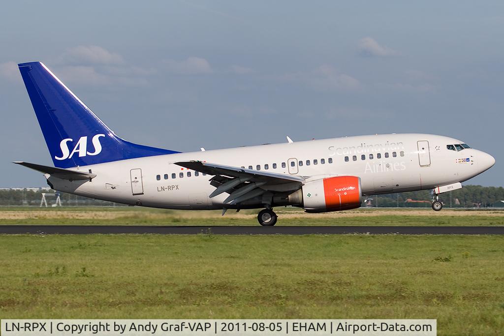 LN-RPX, 1998 Boeing 737-683 C/N 28291, Scandinavian Airlines 737-600