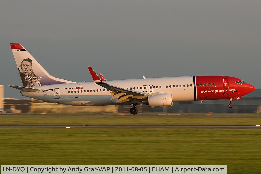 LN-DYQ, 2011 Boeing 737-8JP C/N 40869, Norwegian 737-800
