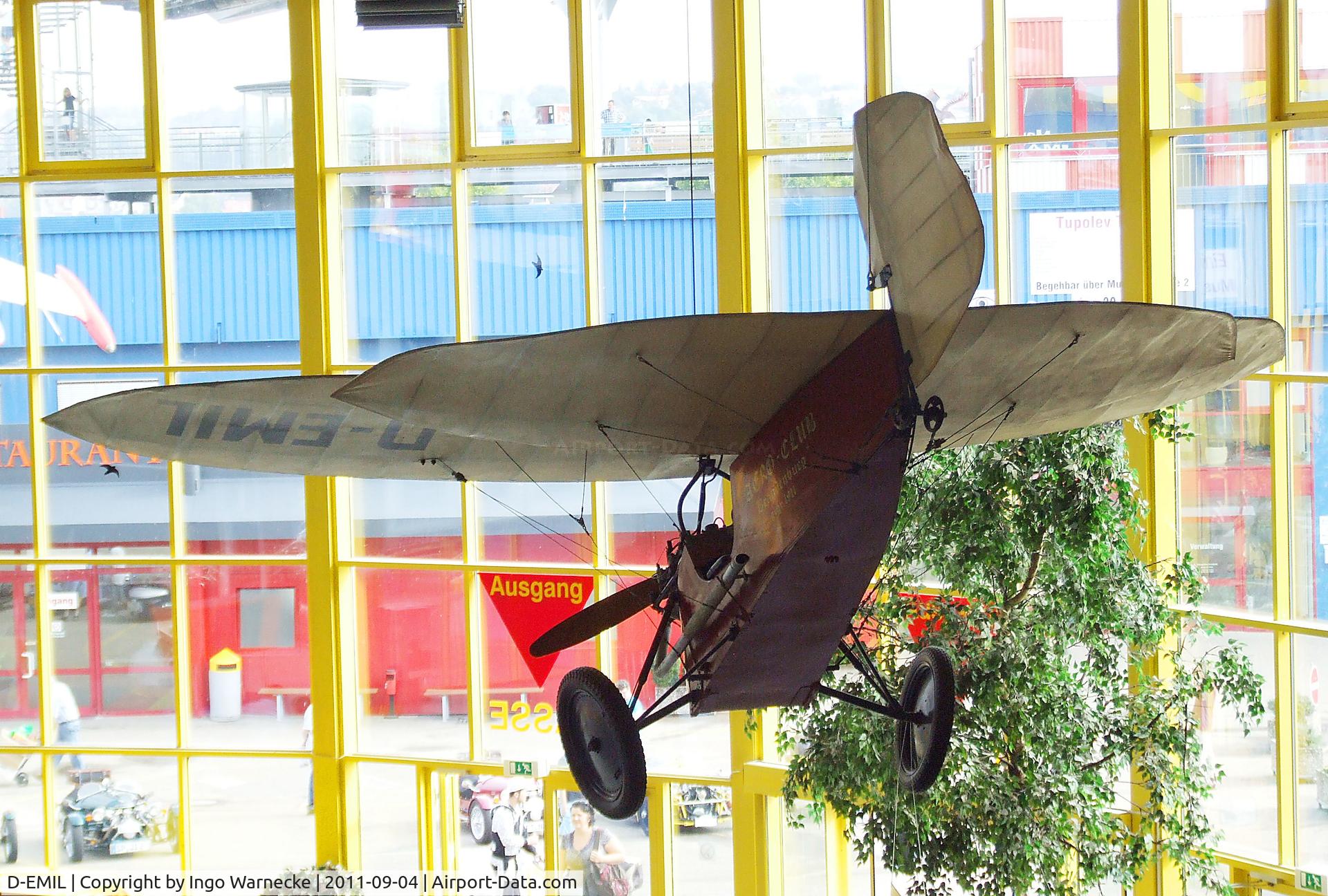 D-EMIL, Mignet HM.14 Pou-du-Ciel C/N 114, Mignet HM.14 Pou-du-Ciel at the Auto & Technik Museum, Sinsheim