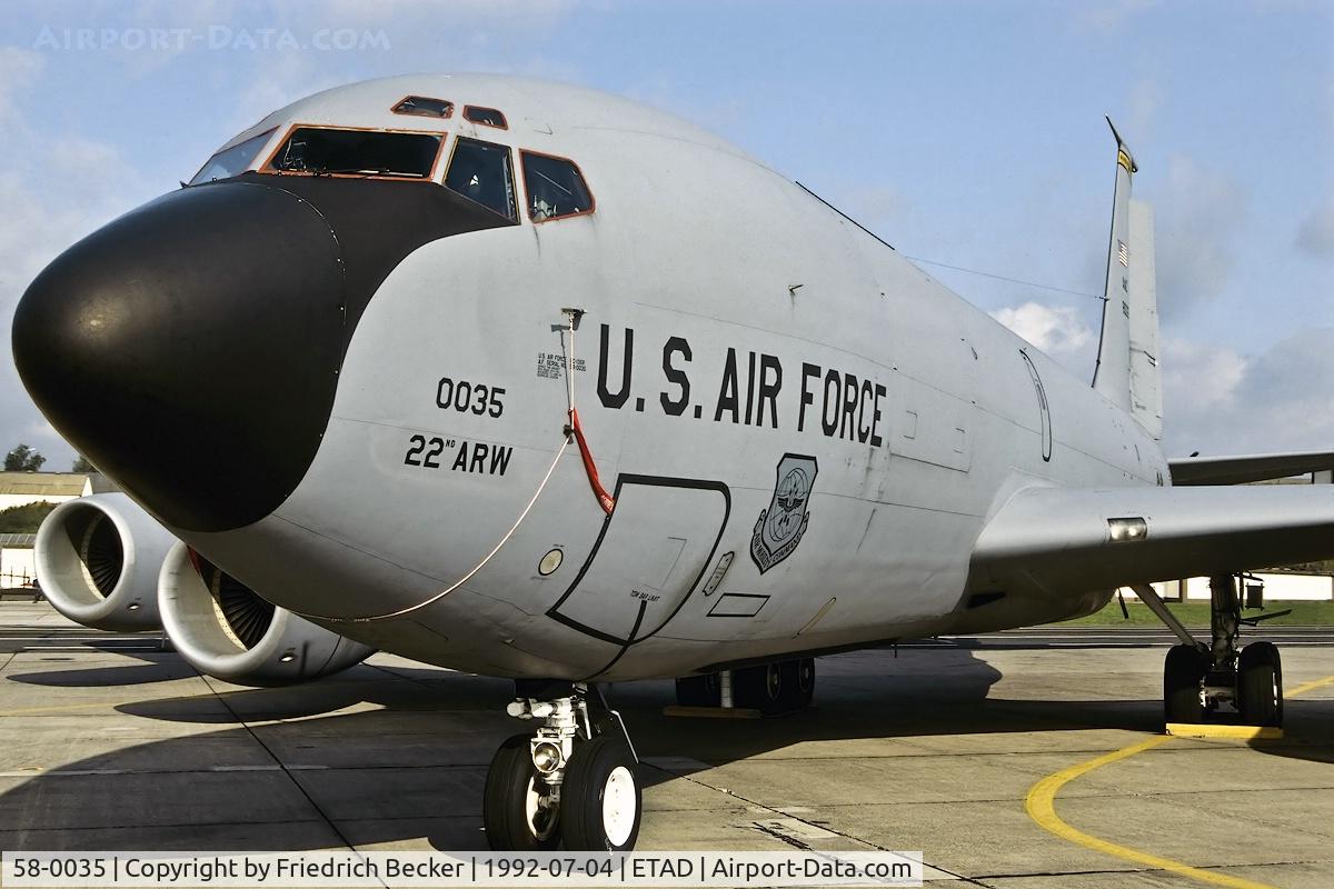 58-0035, 1958 Boeing KC-135R Stratotanker C/N 17780, static display