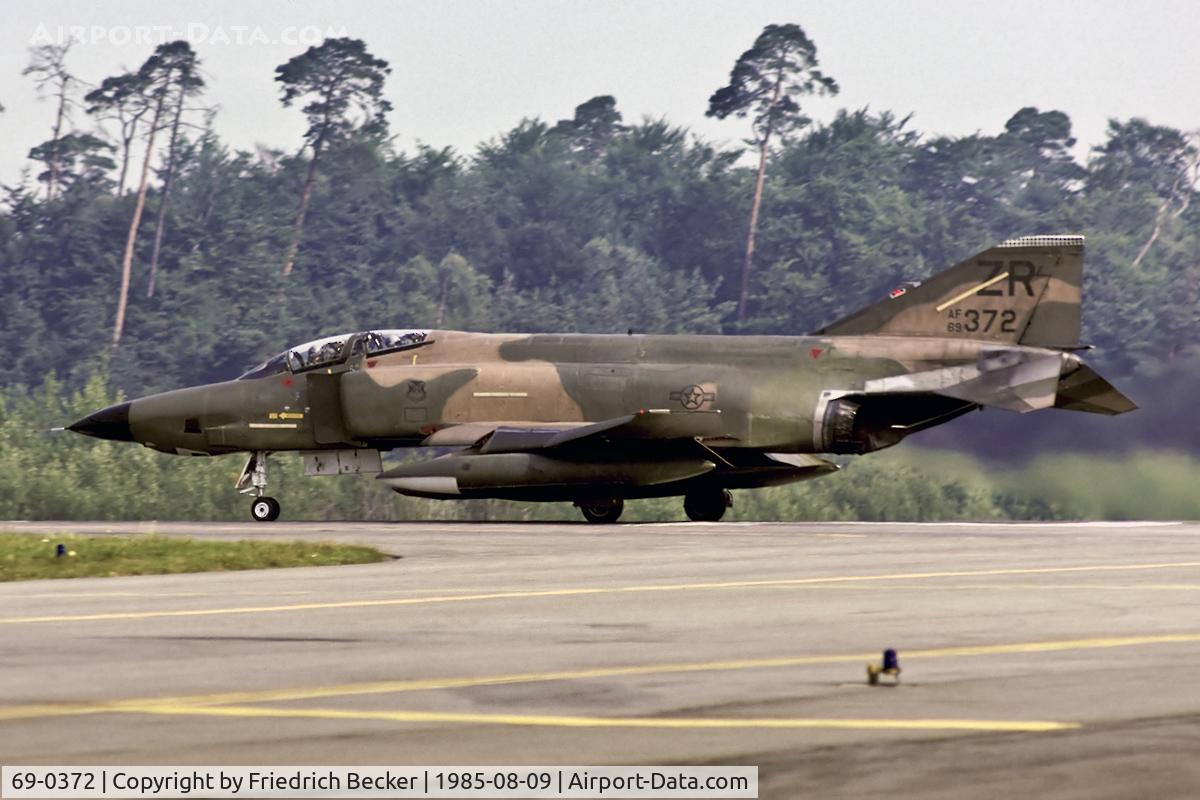 69-0372, 1969 McDonnell Douglas RF-4C Phantom II C/N 3906, departure from Ramstein AB