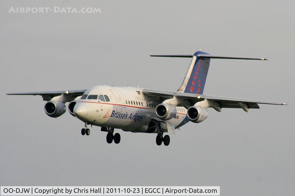 OO-DJW, 1996 British Aerospace Avro 146-RJ85 C/N E.2296, Brussels Airlines