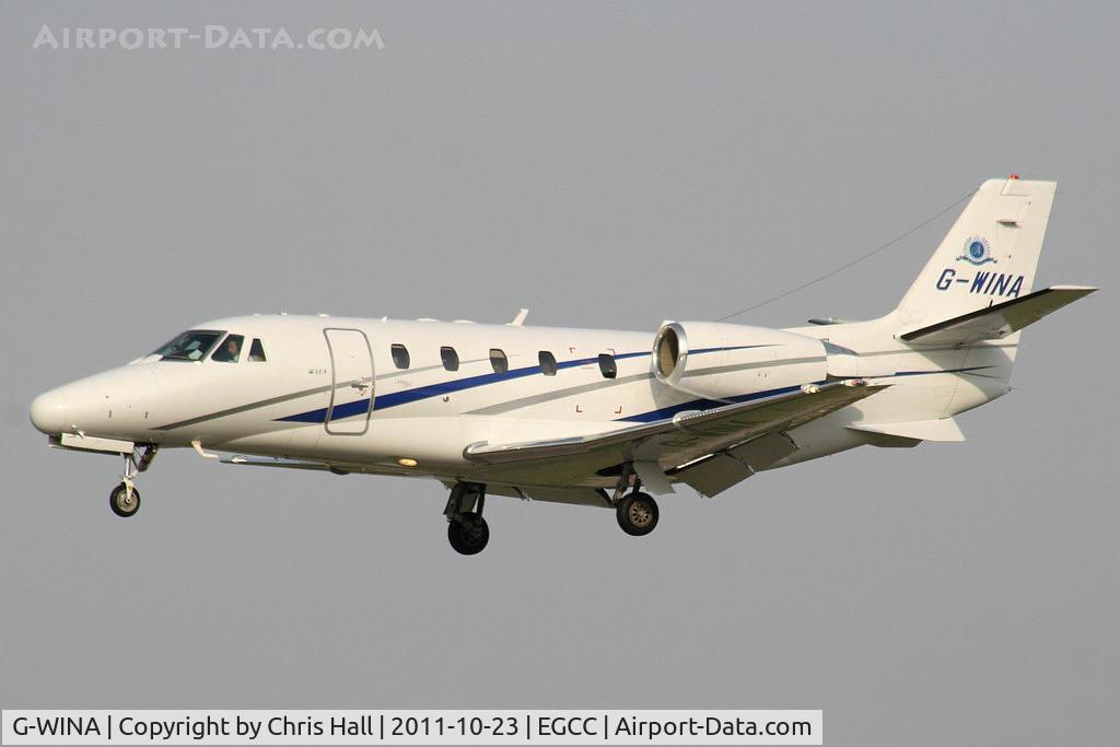 G-WINA, 2003 Cessna 560XL Citation Excel C/N 560-5343, London Executive Aviation