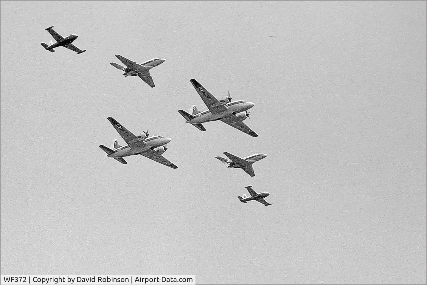 WF372, 1952 Vickers Varsity T.1 C/N 531, Doncaster Air Display early 1970's