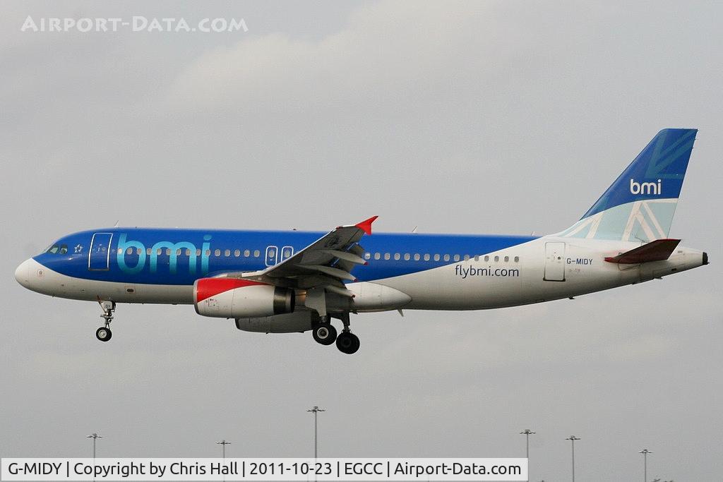 G-MIDY, 1999 Airbus A320-232 C/N 1014, BMI - British Midland