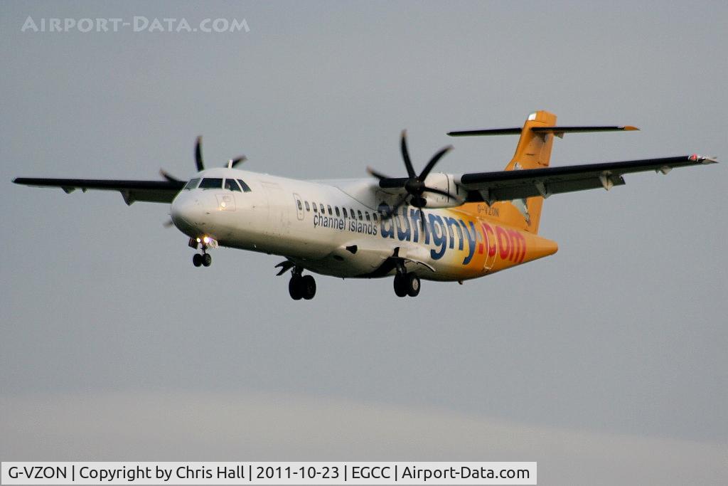 G-VZON, 2009 ATR 72-212A C/N 853, Aurigny Air Services