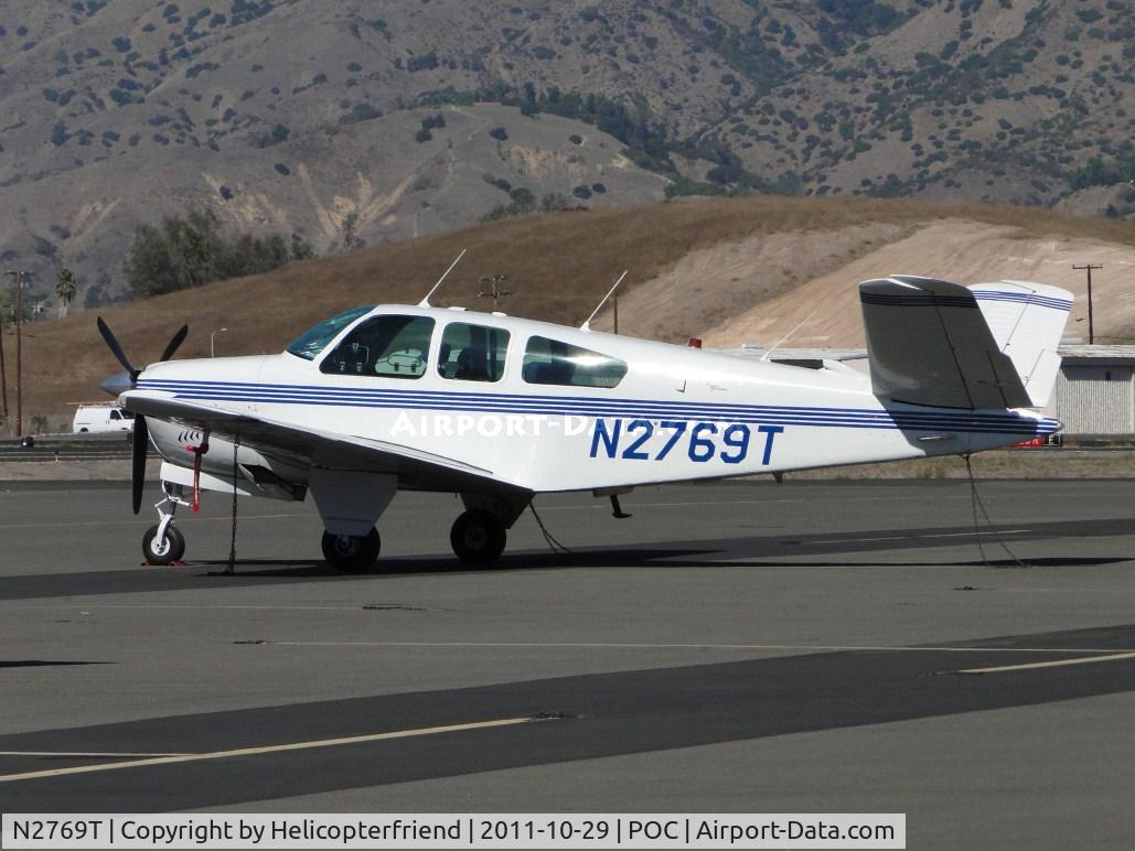 N2769T, 1967 Beech V35 Bonanza C/N D-8477, Parked in transient parking