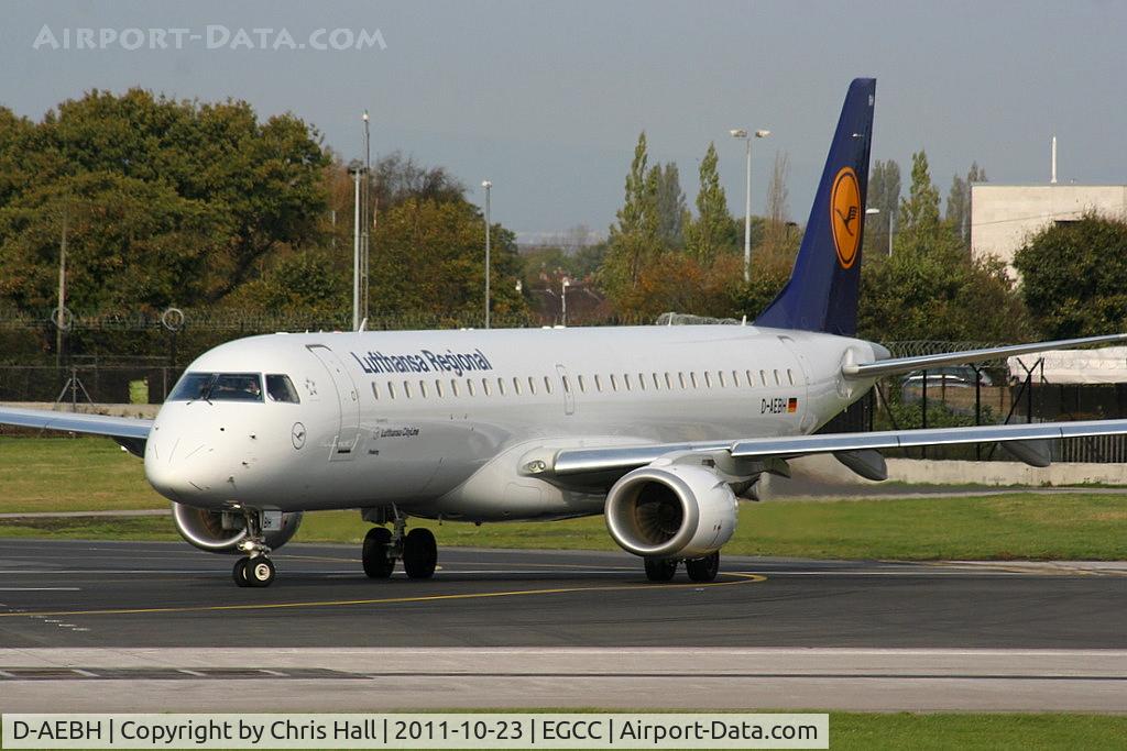 D-AEBH, 2011 Embraer 195LR (ERJ-190-200LR) C/N 19000447, Lufthansa Cityline