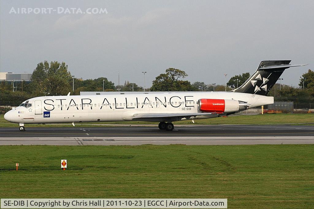 SE-DIB, 1988 McDonnell Douglas MD-87 (DC-9-87) C/N 49605, Scandinavian Airlines in 