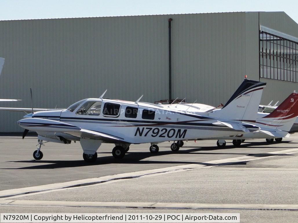 N7920M, 1980 Beech A36 Bonanza 36 C/N E-1714, Parked at Howard Aviation