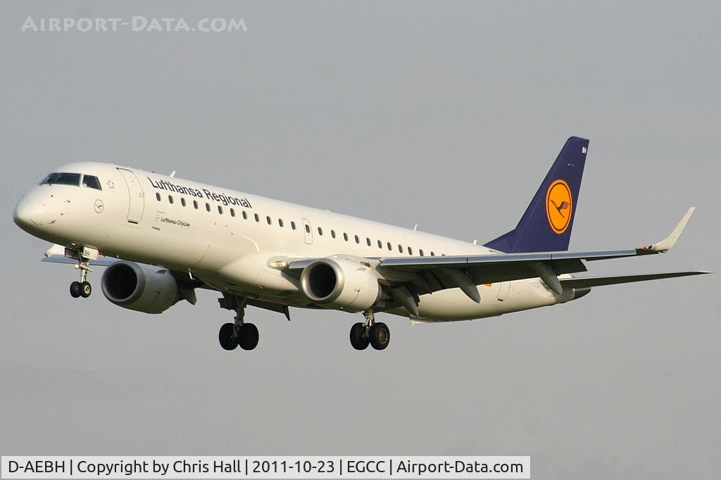 D-AEBH, 2011 Embraer 195LR (ERJ-190-200LR) C/N 19000447, Lufthansa Cityline