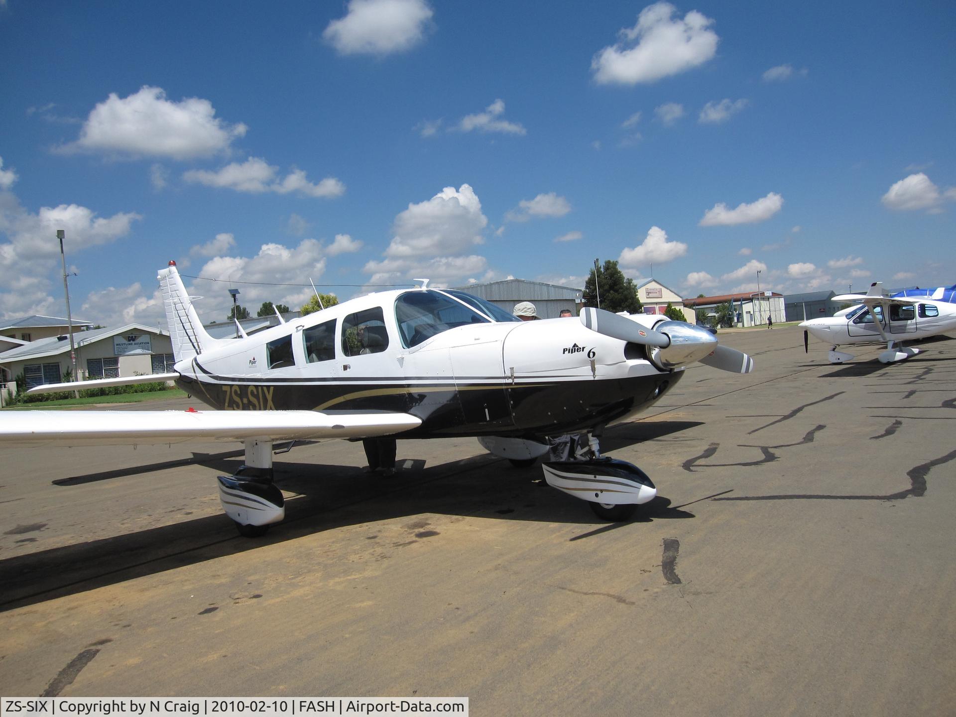 ZS-SIX, 1969 Piper PA-32-300 Cherokee Six C/N 32-40580, 1969 Piper PA-32-300