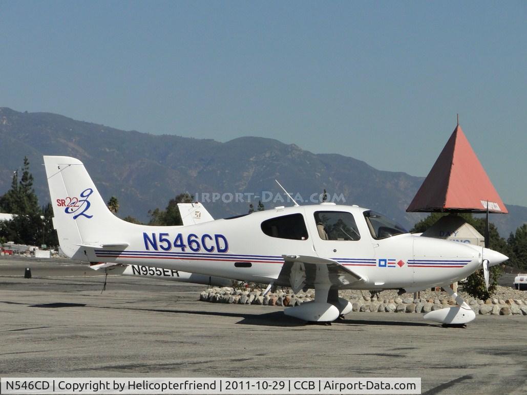 N546CD, 2005 Cirrus SR22 G2 C/N 1627, Parked north of Maniac Mike's Cafe