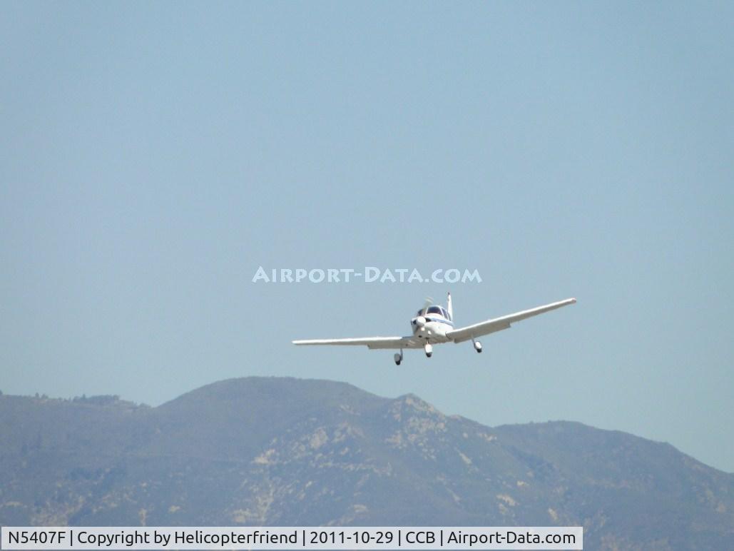 N5407F, 1977 Piper PA-28-181 Archer II C/N 28-7790112, Shooting a missed approach