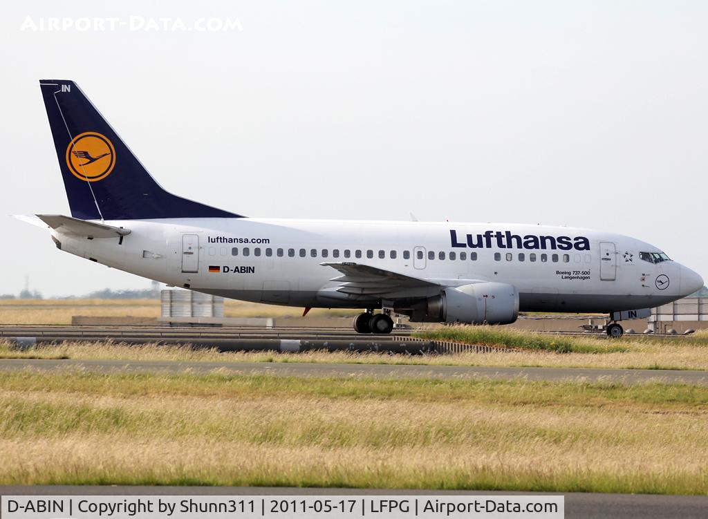 D-ABIN, 1991 Boeing 737-530 C/N 24938, Taxiing to the Terminal...