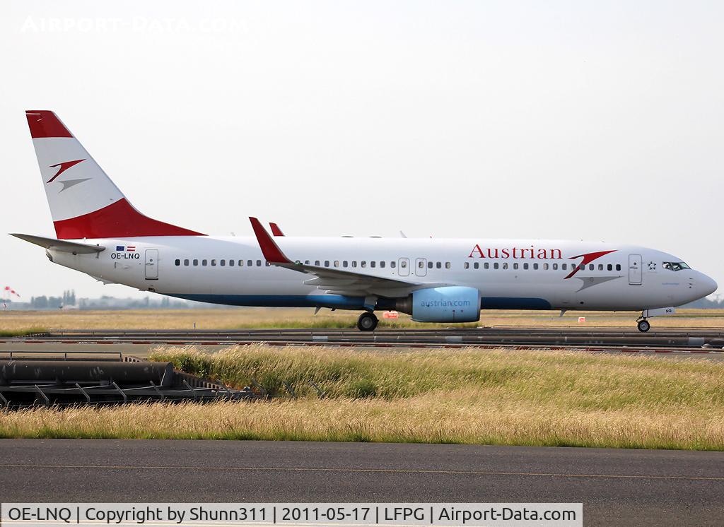 OE-LNQ, 2003 Boeing 737-8Z9 C/N 30421, Taxiing to the Terminal... n/c