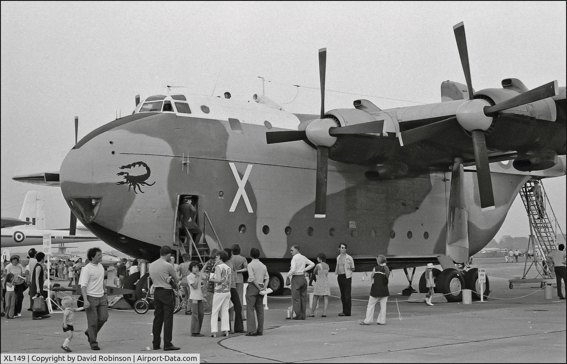 XL149, 1957 Blackburn Beverley C.1 C/N 1035, Doncaster Air Display early 1970's